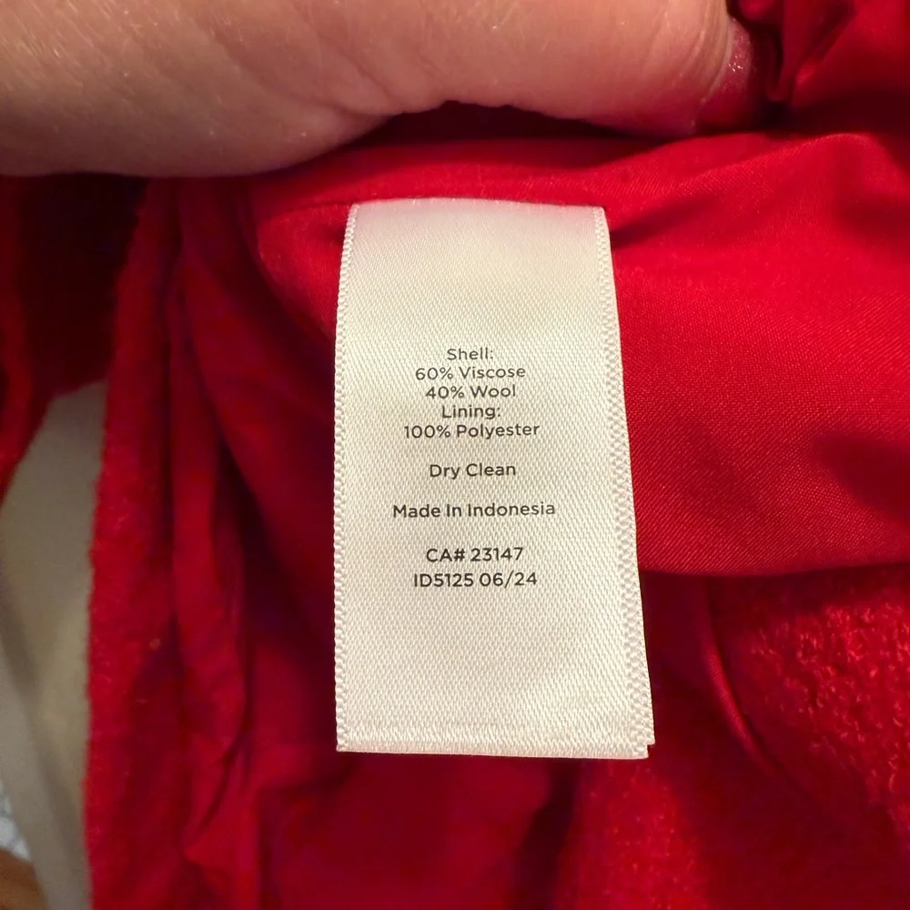 Red Button-Up Jacket - Picture 9 of 9